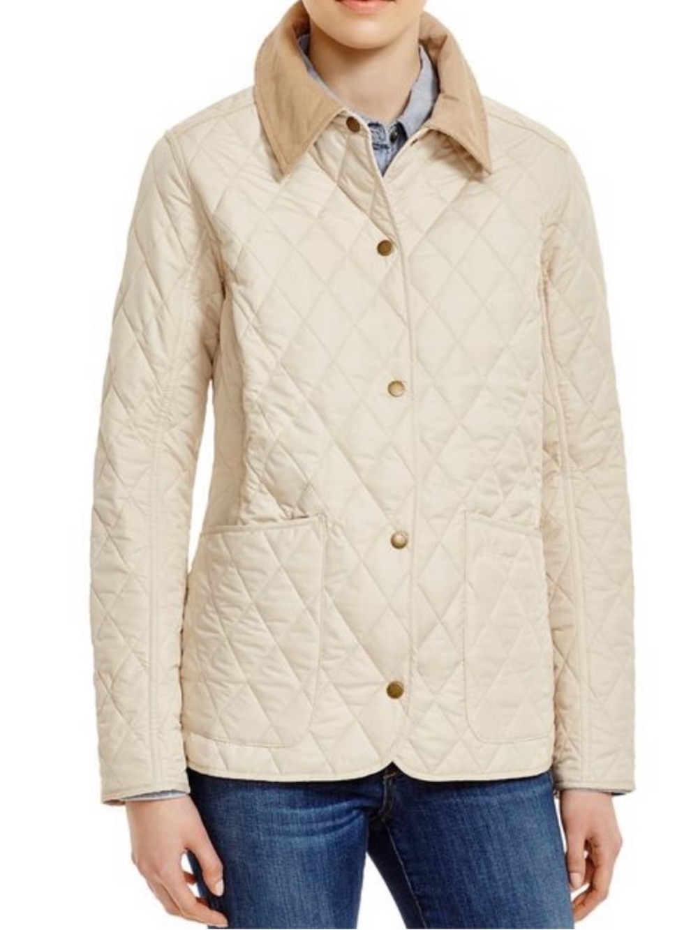 Barbour Spring Annandale
Quilted Jacket in Calico / Cream sz.4